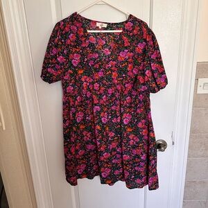 Entro puff sleeve dress